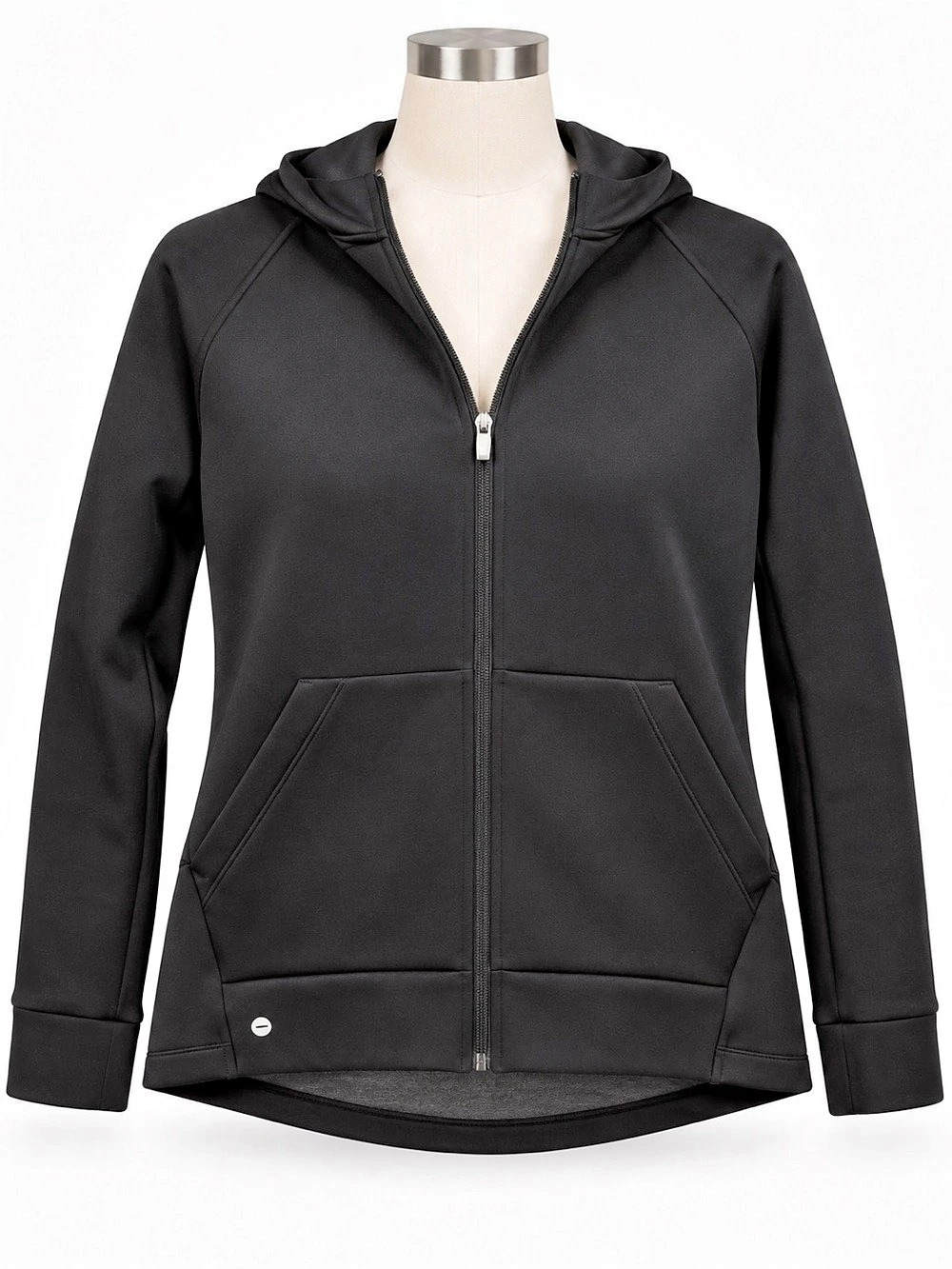 Avia Women's Black Full-Zip Hoodie Size Large
